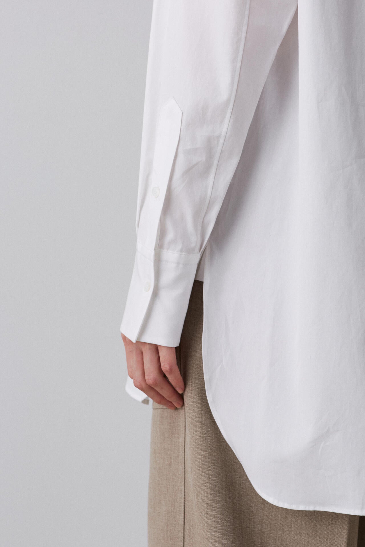 YLEVE / COTTON BROAD PULL OVER SHIRT