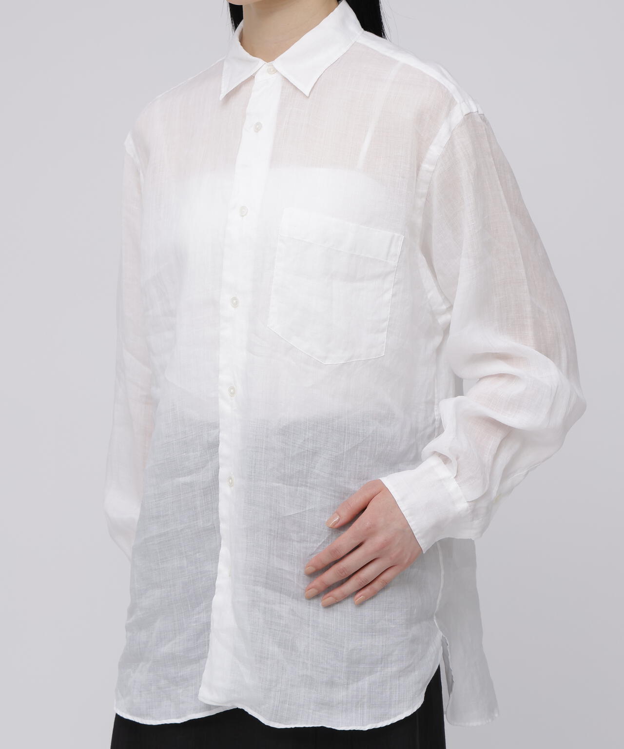 YLEVE / ROYAL RAMIE BROAD SHIRT