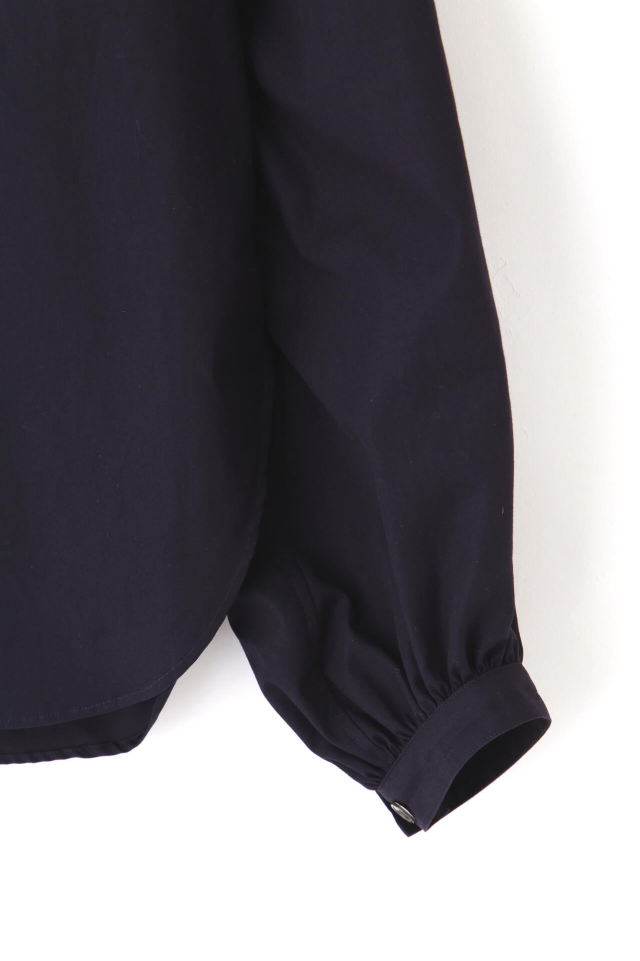 YLEVE / BOURRIENNE  COTTON TYPEWRITER RUFFLE BLOUSE