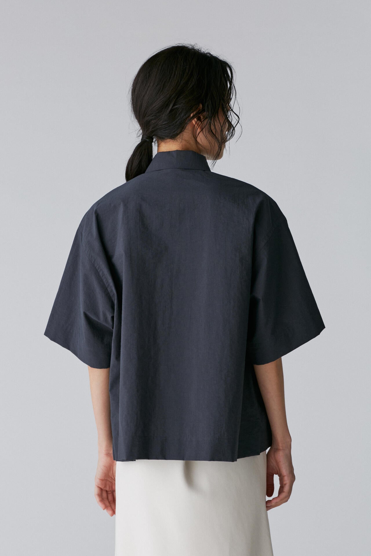 YLEVE / COTTON NYLON WASHER SHIRT