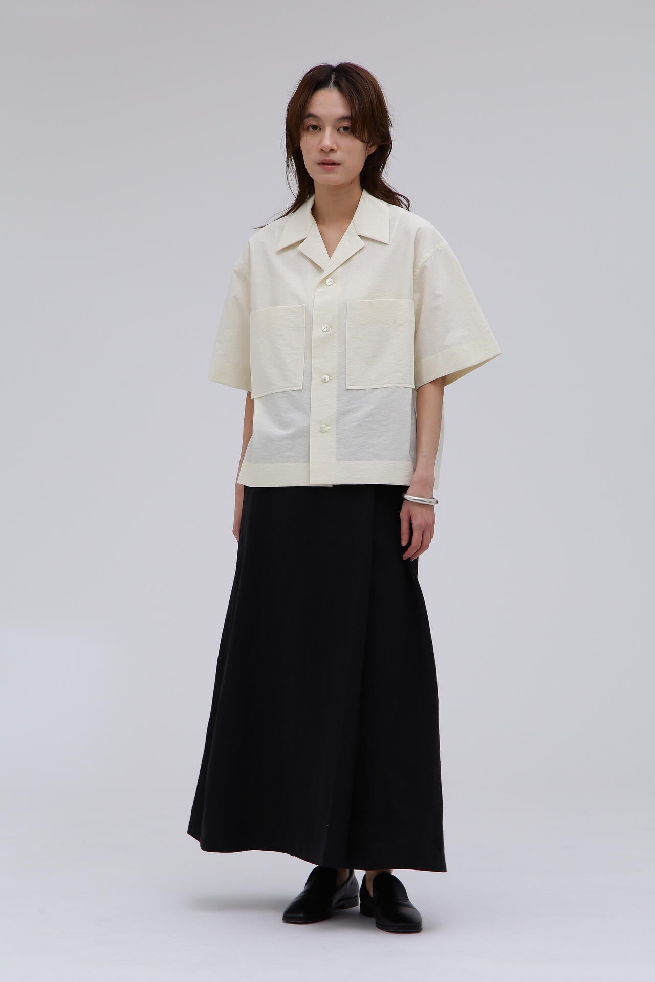 YLEVE / COTTON NYLON WASHER SHIRT