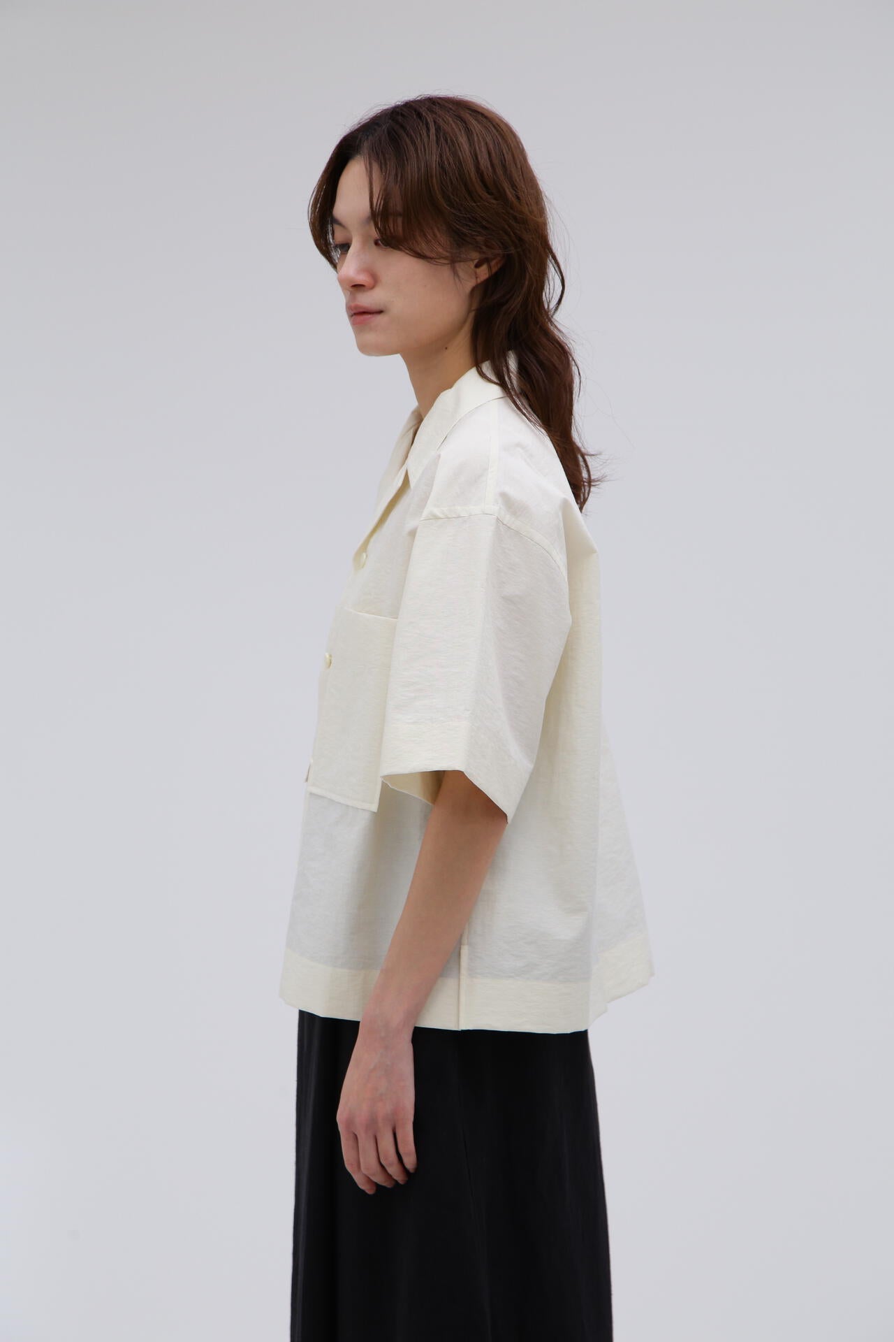 YLEVE / COTTON NYLON WASHER SHIRT