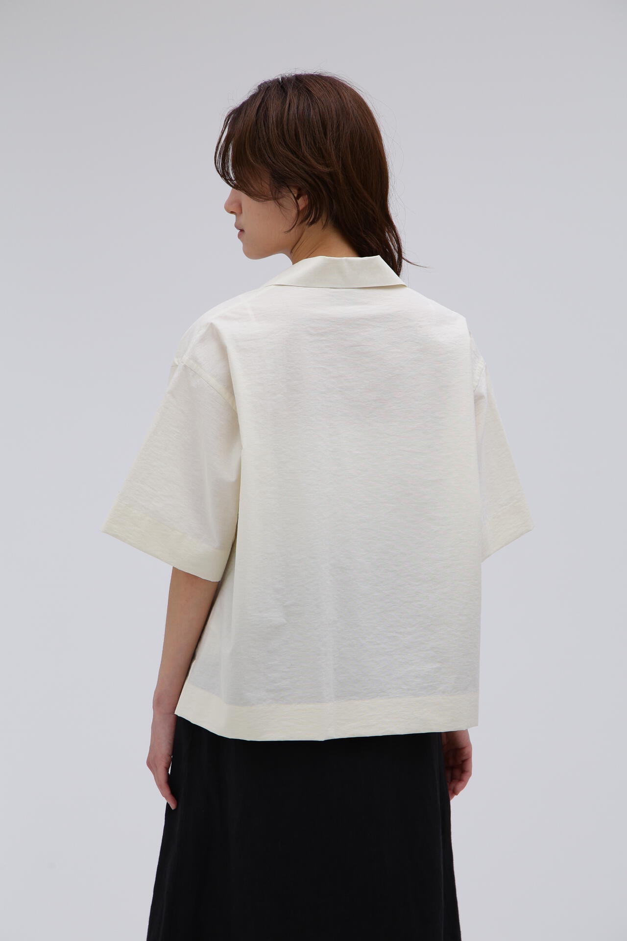 YLEVE / COTTON NYLON WASHER SHIRT