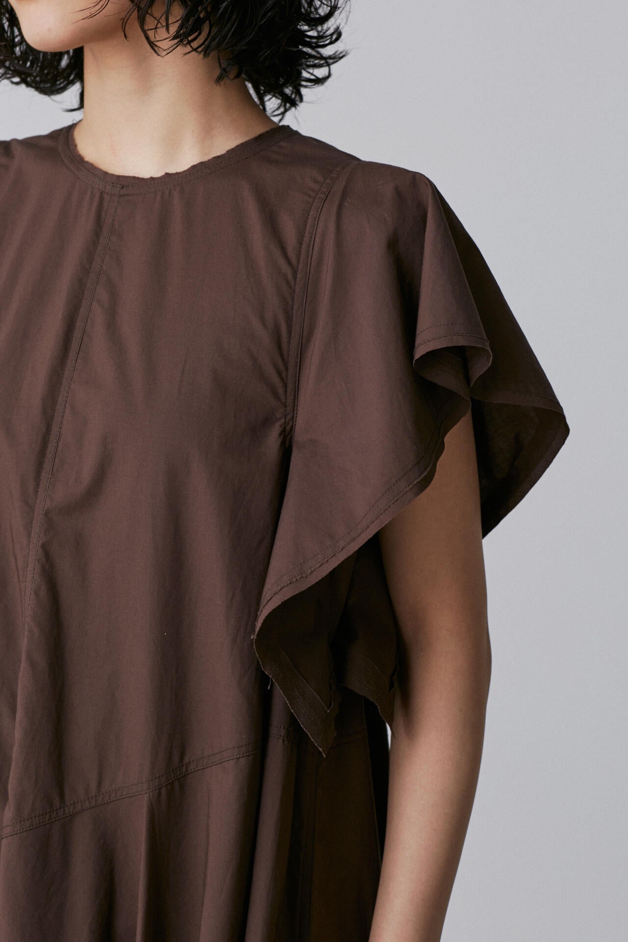 YLEVE / SUVIN COTTON TYPEWRITER ONE PIECE