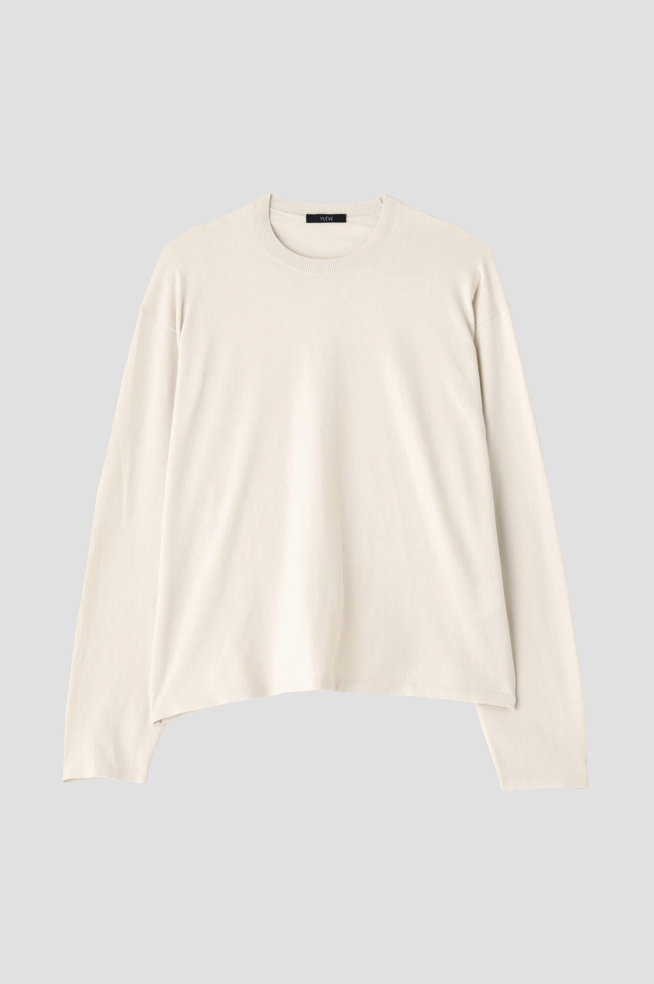 YLEVE / GAS SINGEING COTTON KNIT PULL OVER