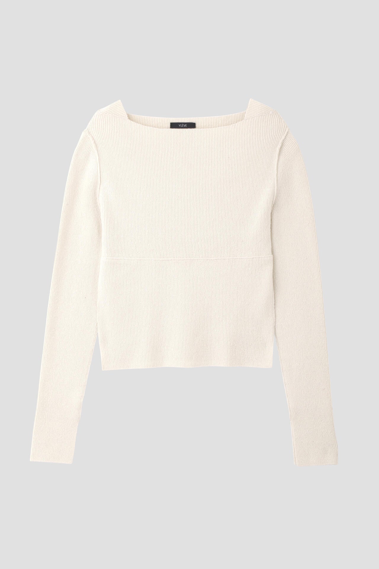 YLEVE / RAW SILK NEP KNIT PULL OVER