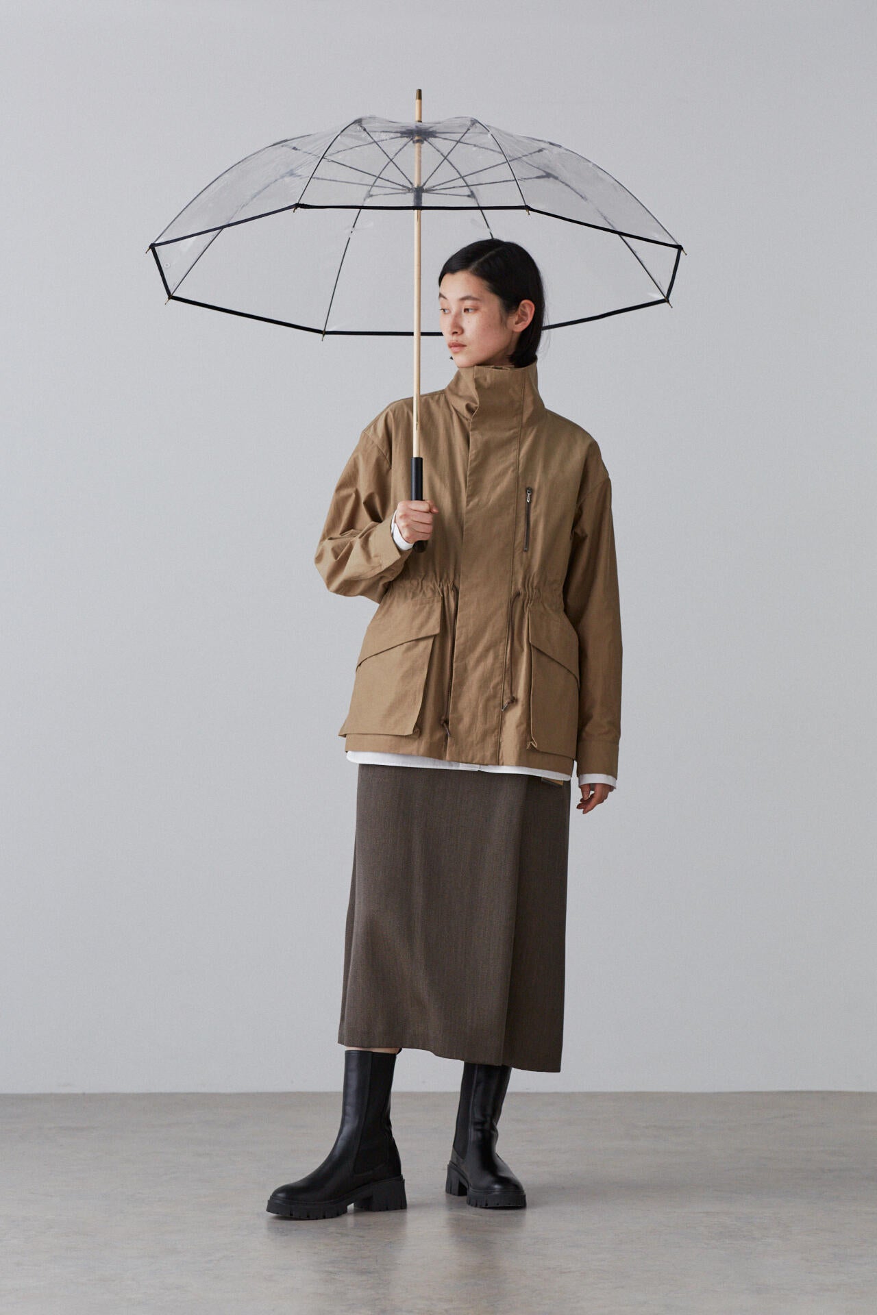 YLEVE / WHITE ROSE UMBRELLA
