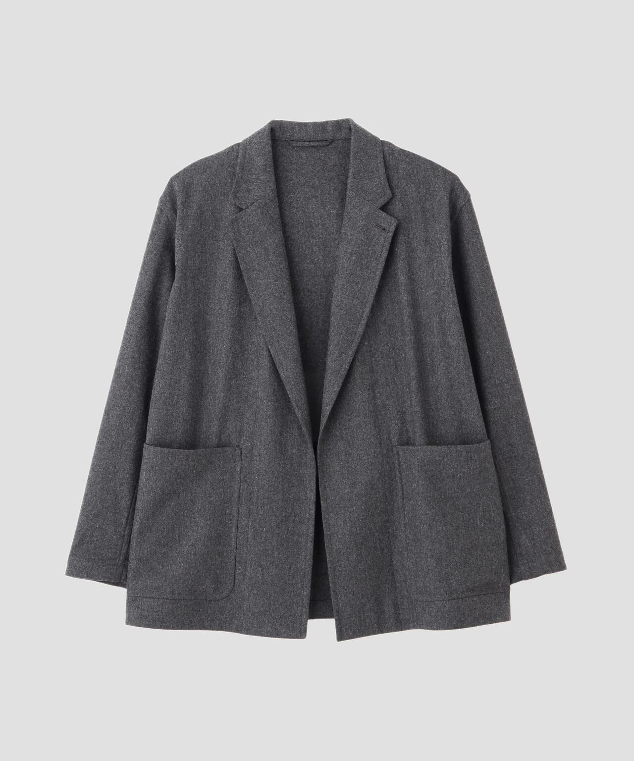 YLEVE / SUPER120's WOOL FLANNEL JACKET