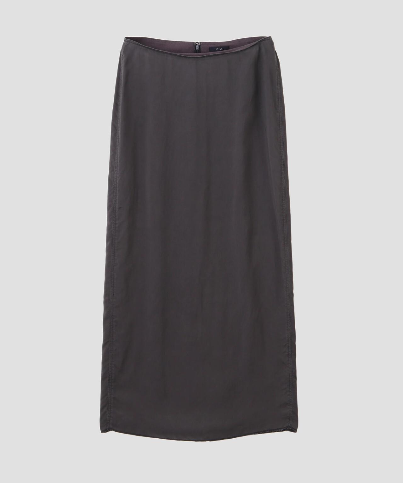 YLEVE / CUPRA TWILL GARMANT DYE SKIRT