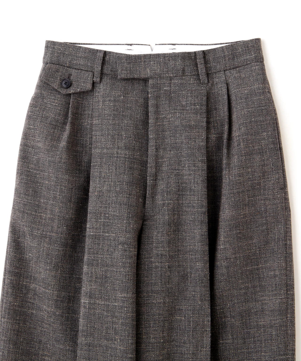 YLEVE / WOOL LINEN TROUSERS