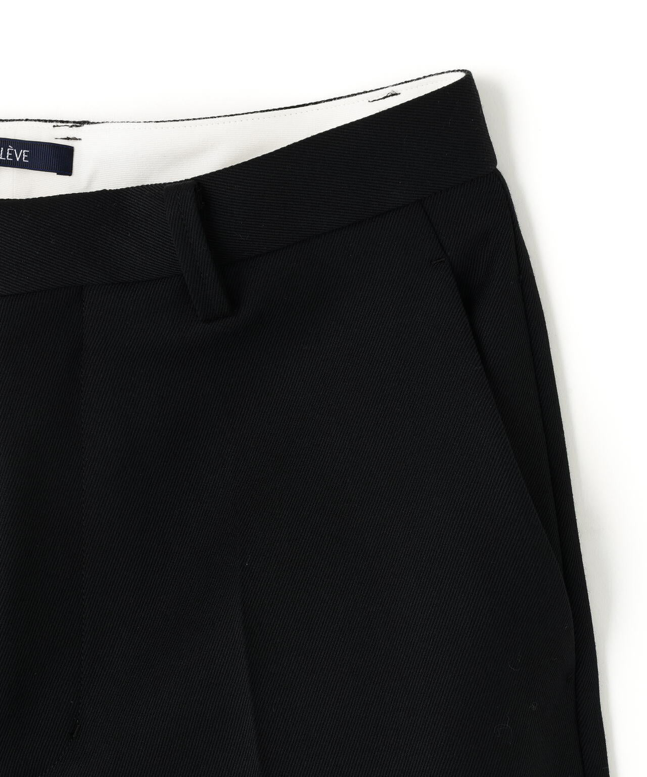 YLEVE / WOOL TWILL TROUSERS