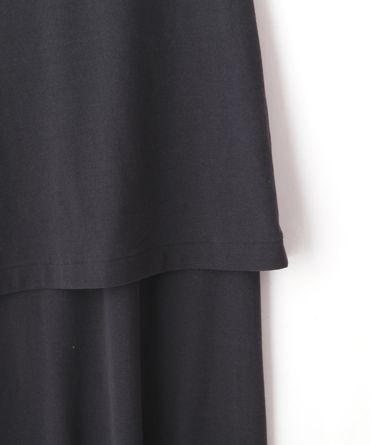 YLEVE / 80/2 HIGH-TWISTED GAUZE BARE JERSEY ONE PIECE SKIRT