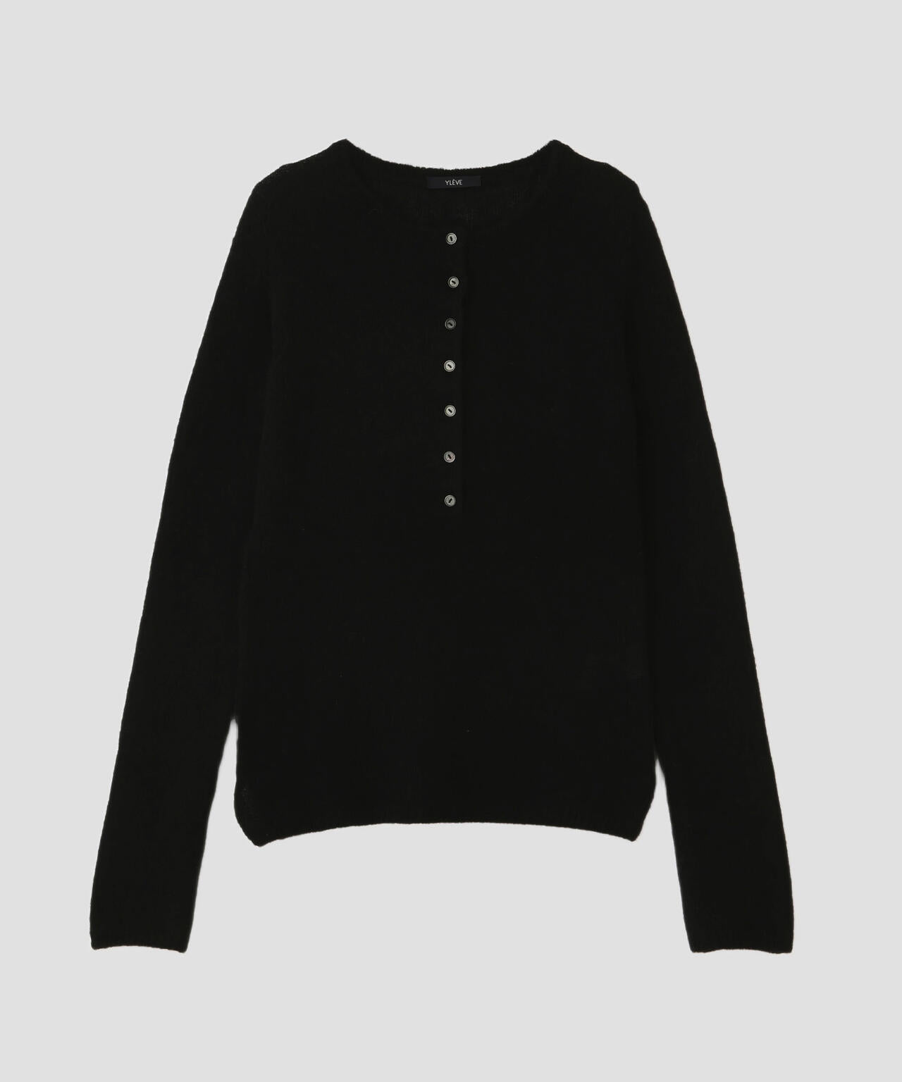 YLEVE / FAIRY ALPACA KNIT HENLY NECK