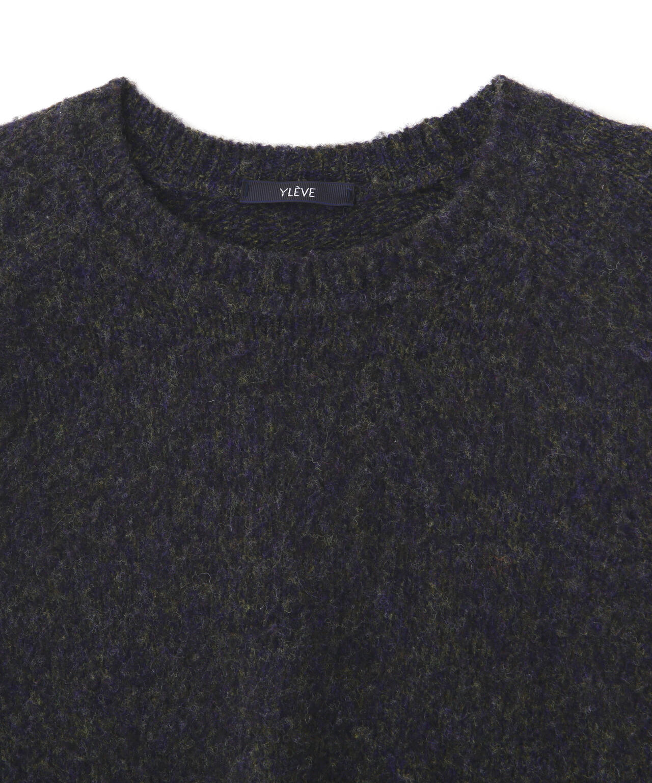 YLEVE / ITARIAN MERINO WOOL MELANGE KNIT PULL OVER