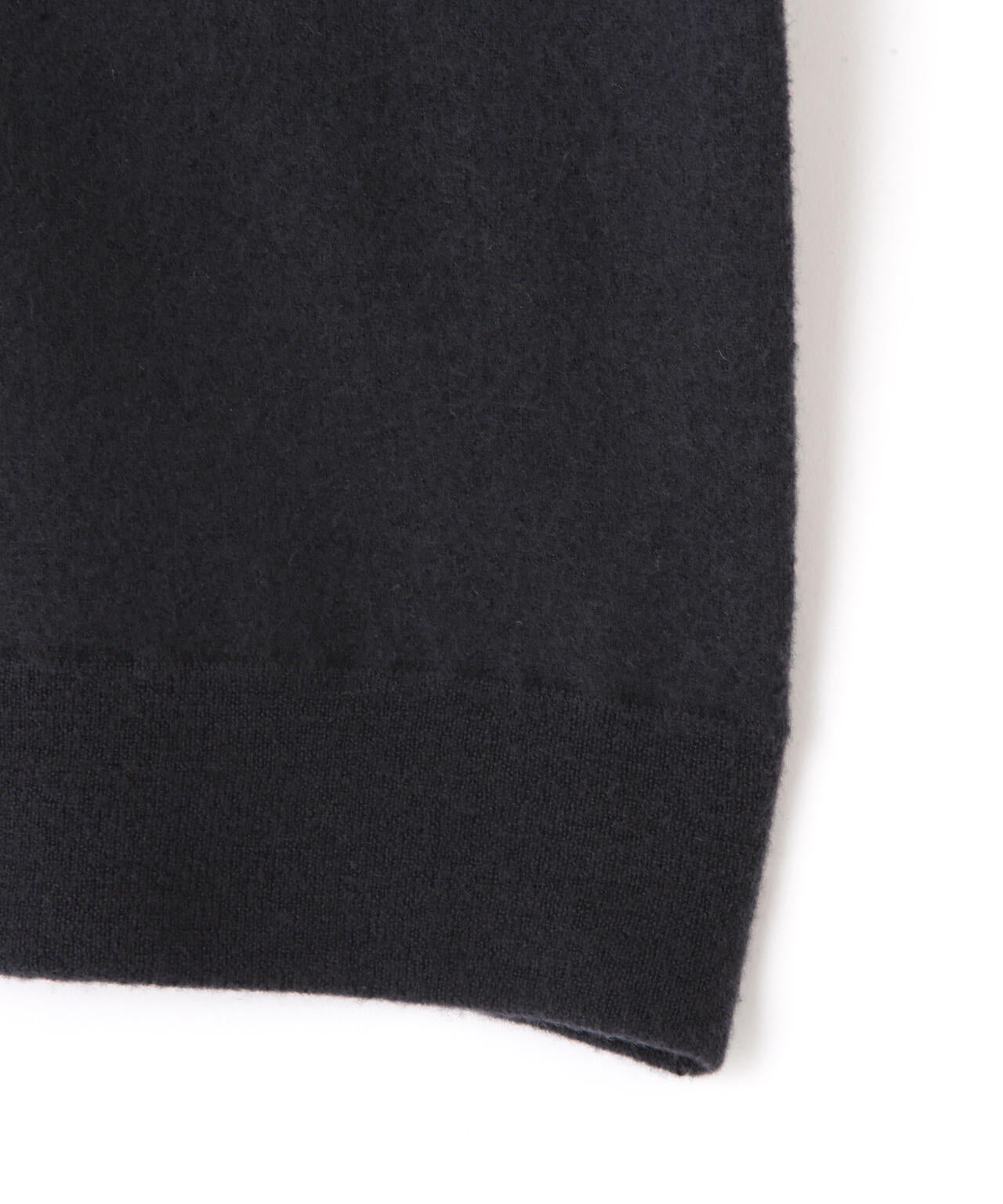 YLEVE / ULTRAFINE MERINO MILLED WOOL KNIT HALF ZIP PULL OVER