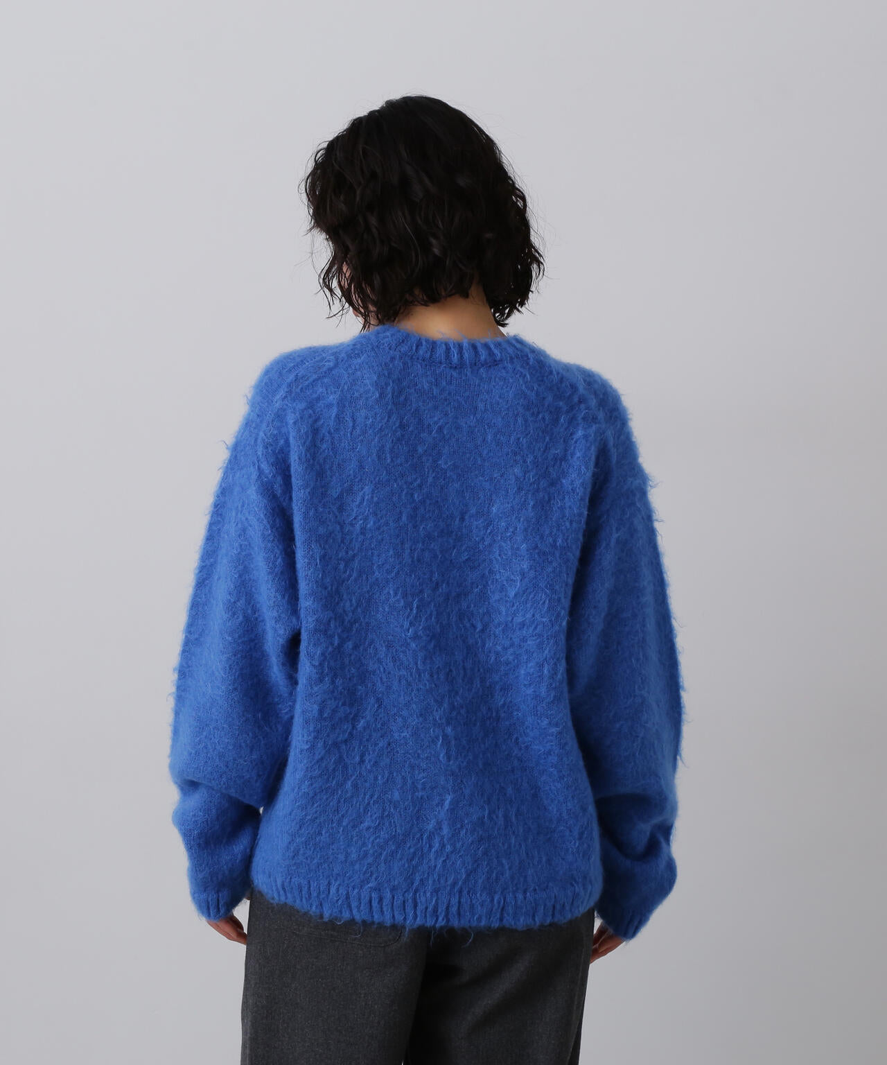YLEVE / MOHAIR NAPPING KNIT PULL OVER