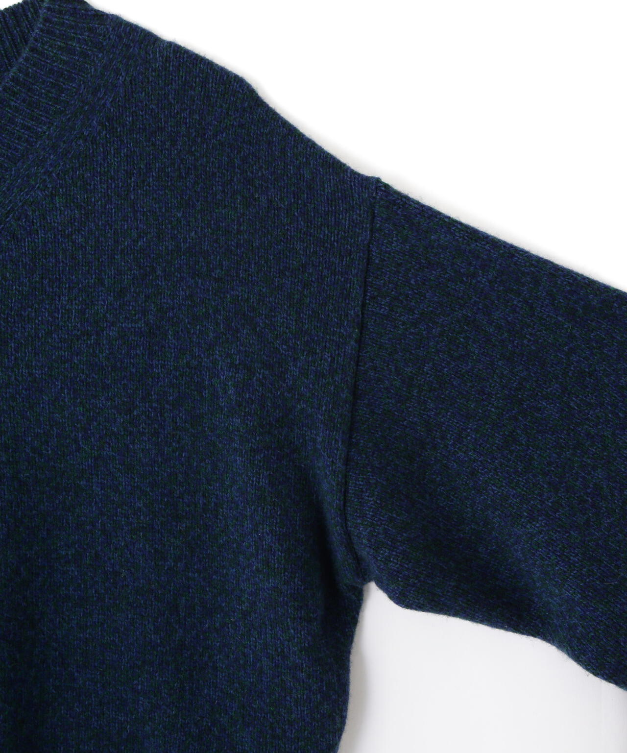 YLEVE / WOOL CASHMERE MELANGE KNIT V NECK PULL OVER