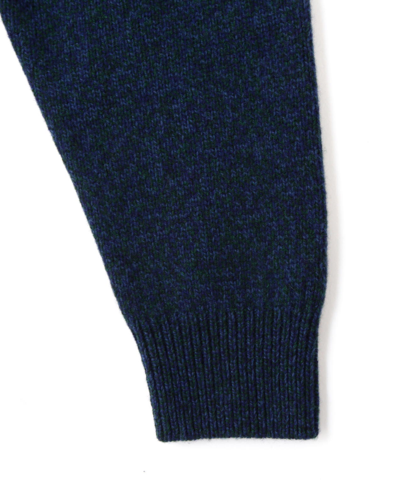 YLEVE / WOOL CASHMERE MELANGE KNIT V NECK PULL OVER
