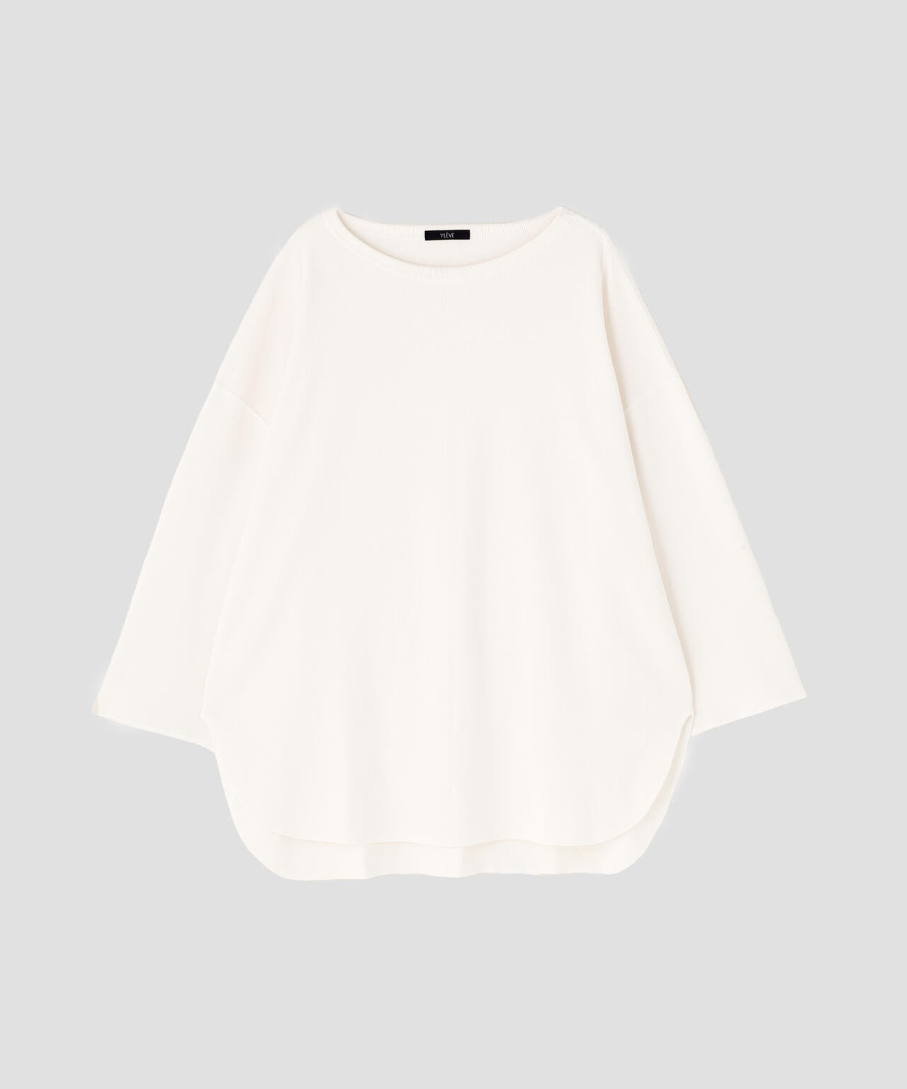 YLEVE / COTTON RIB PULLOVER BIG