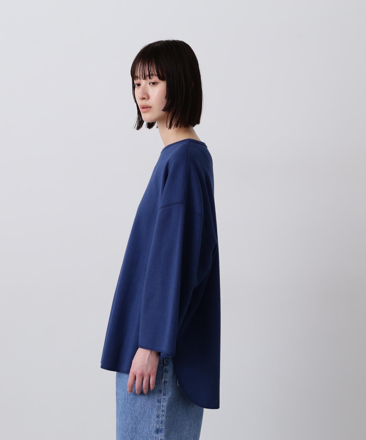 YLEVE / COTTON RIB PULLOVER BIG