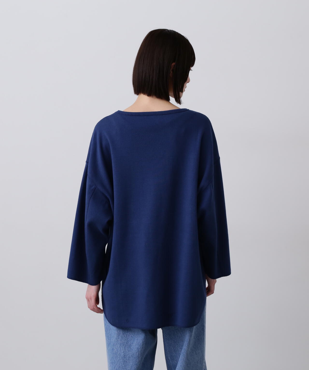 YLEVE / COTTON RIB PULLOVER BIG