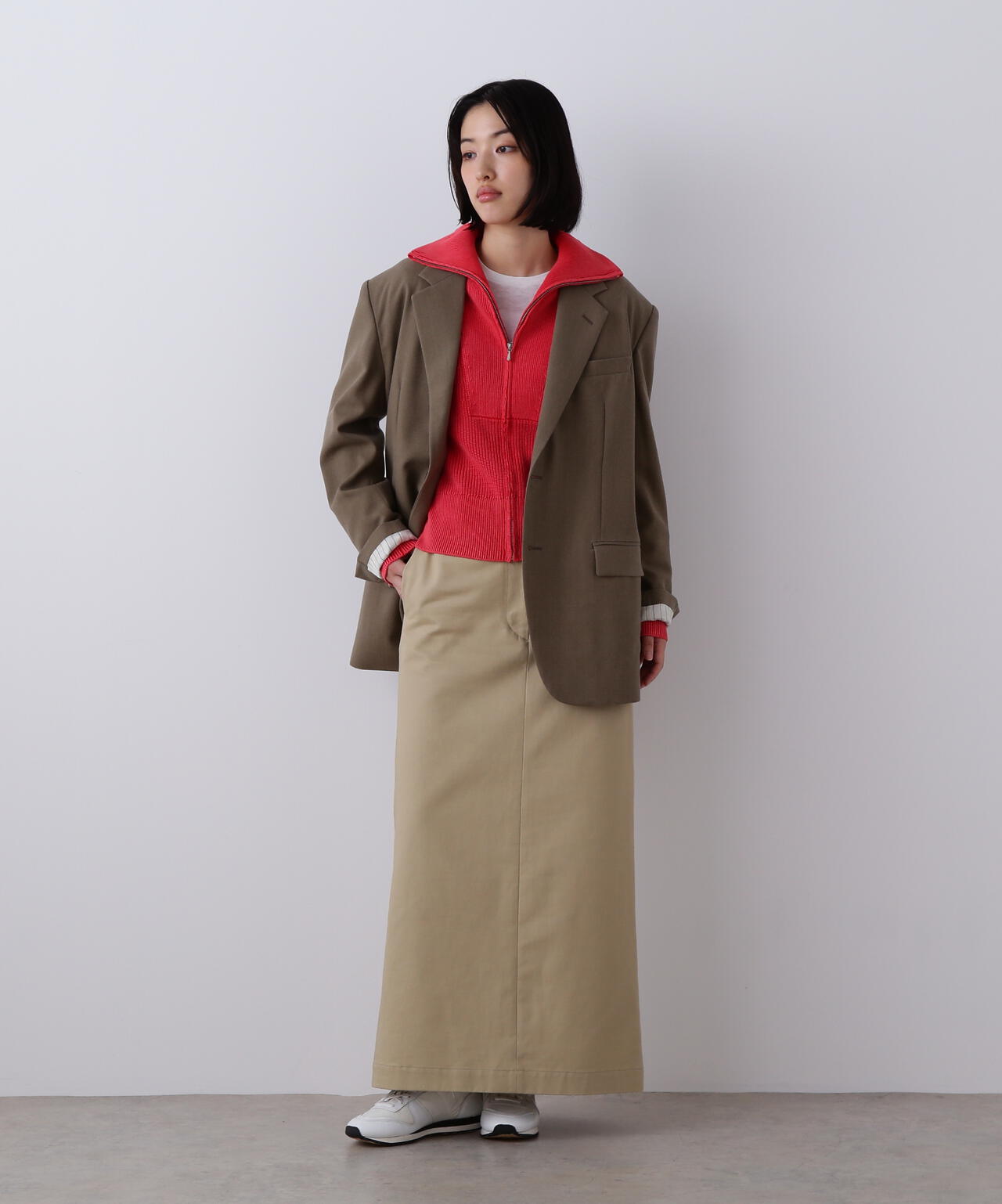 YLEVE / FINX COTTON CHINO SKIRT