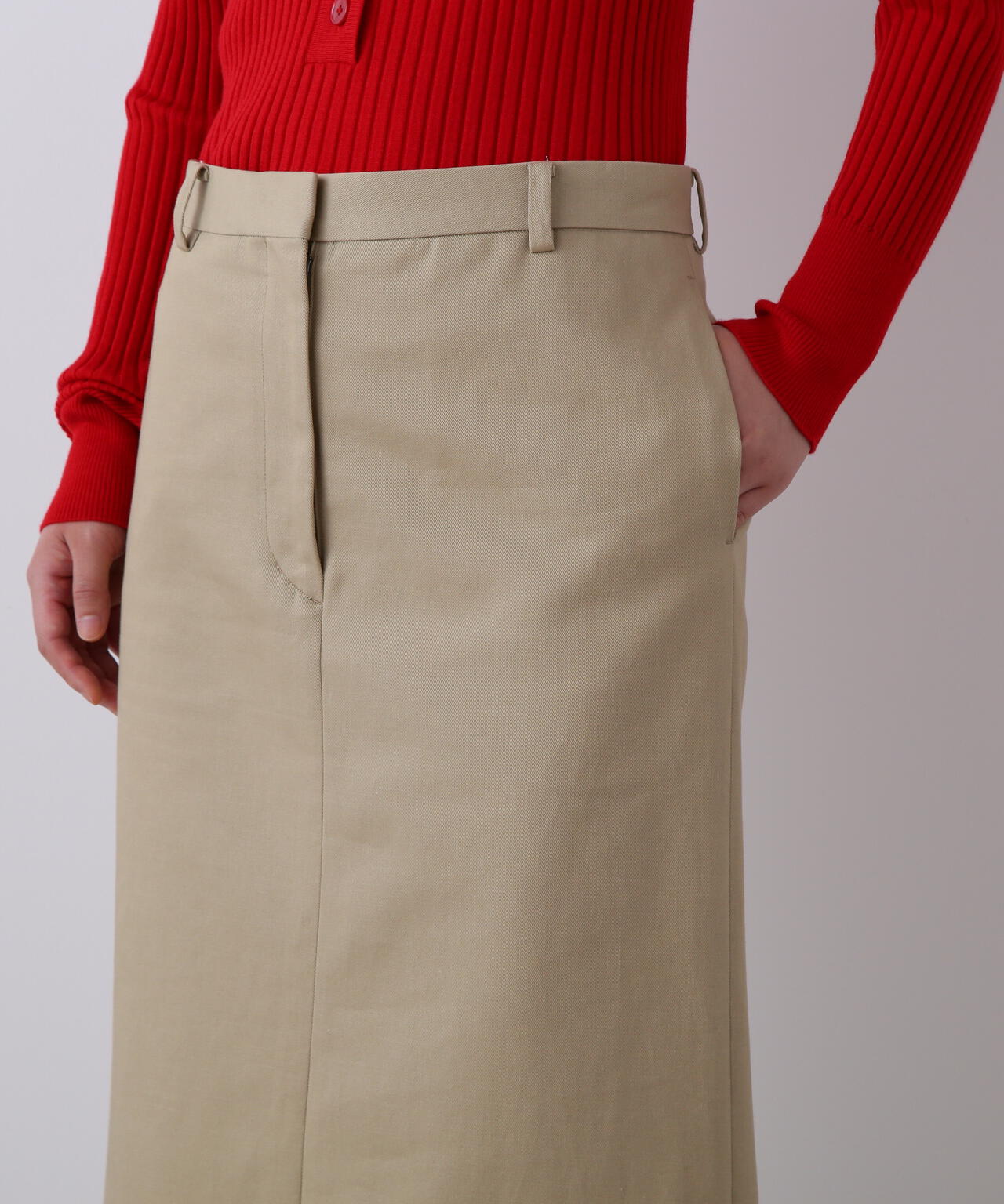 YLEVE / FINX COTTON CHINO SKIRT