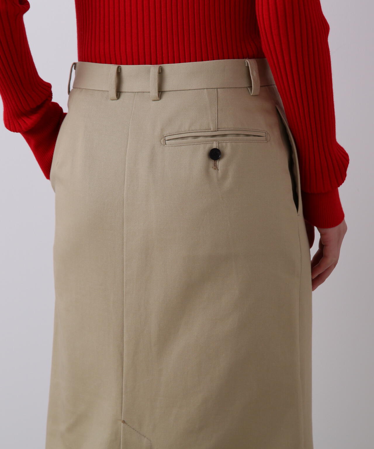 YLEVE / FINX COTTON CHINO SKIRT
