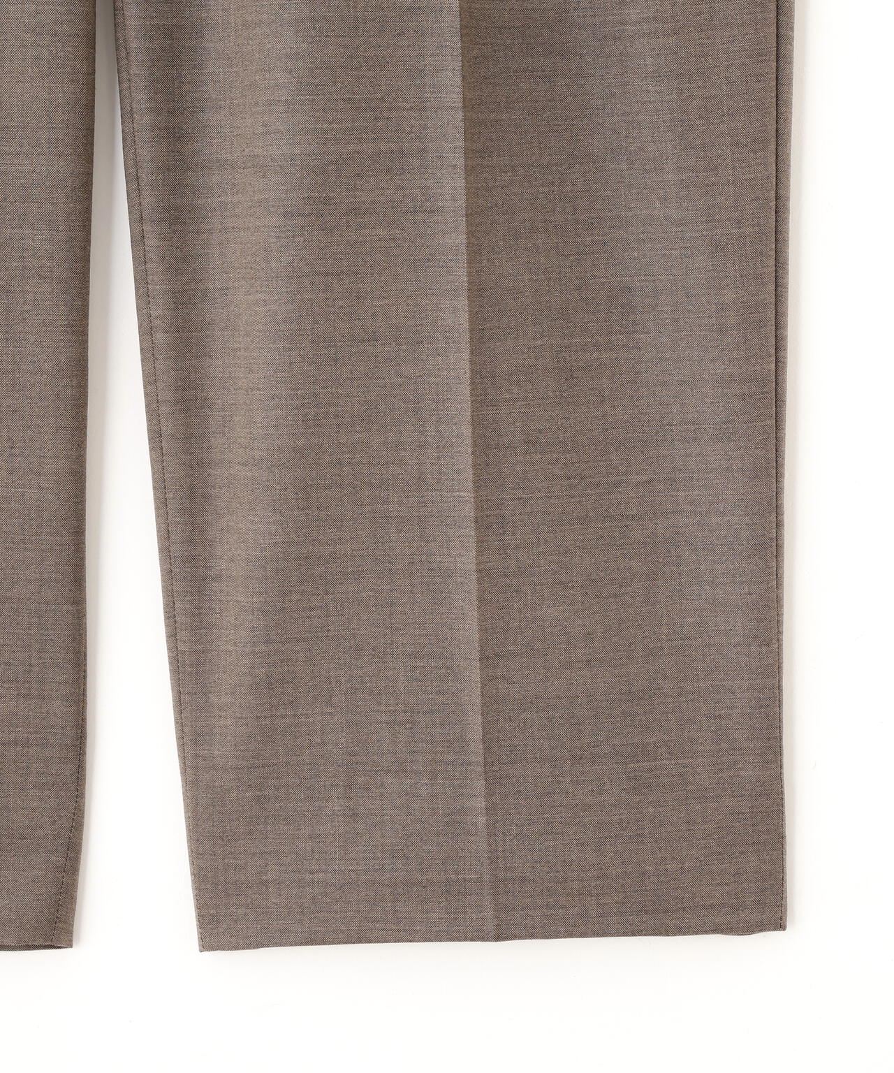YLEVE / SUPER120'S CHAMBRAY WOOL 3TACK TROUSERS