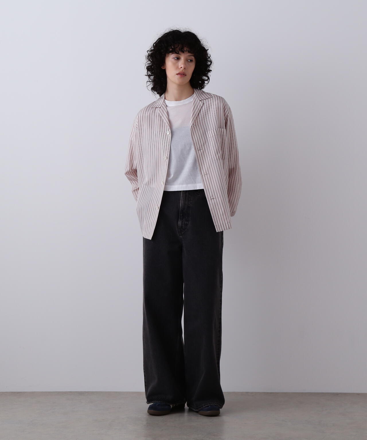 YLEVE / 13.5oz DENIM HIGH WAIST WIDE