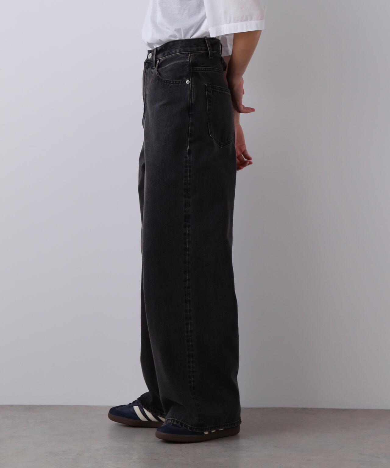 YLEVE / 13.5oz DENIM HIGH WAIST WIDE