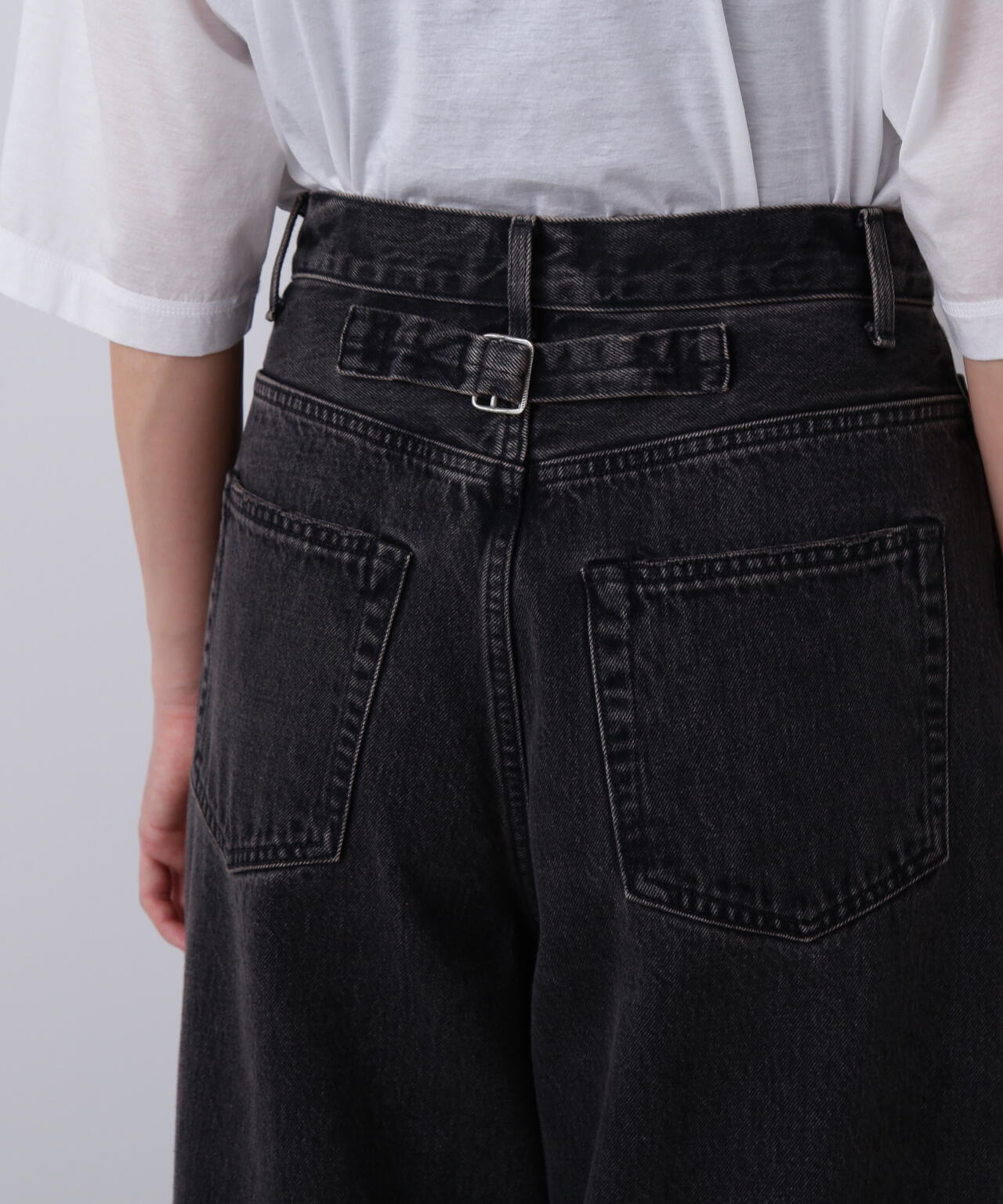 YLEVE / 13.5oz DENIM HIGH WAIST WIDE