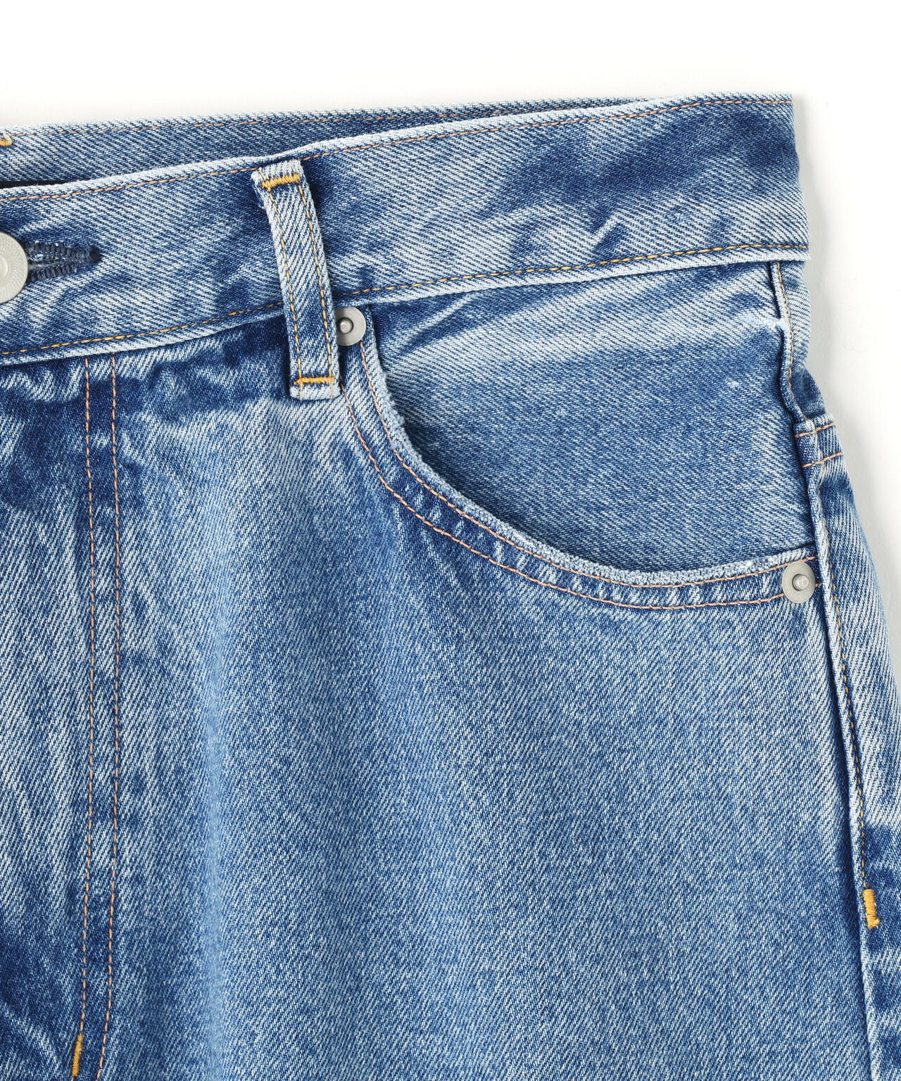 YLEVE / 13.5oz DENIM HIGH WAIST WIDE