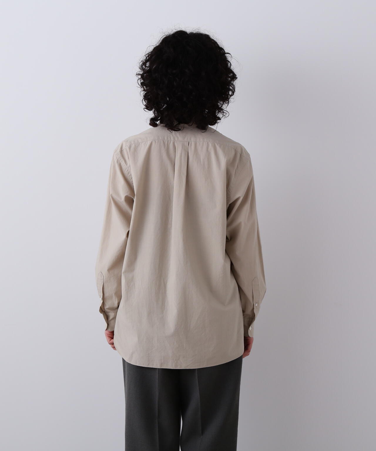 YLEVE / COTTON SILK TYPEWRITER SHIRT