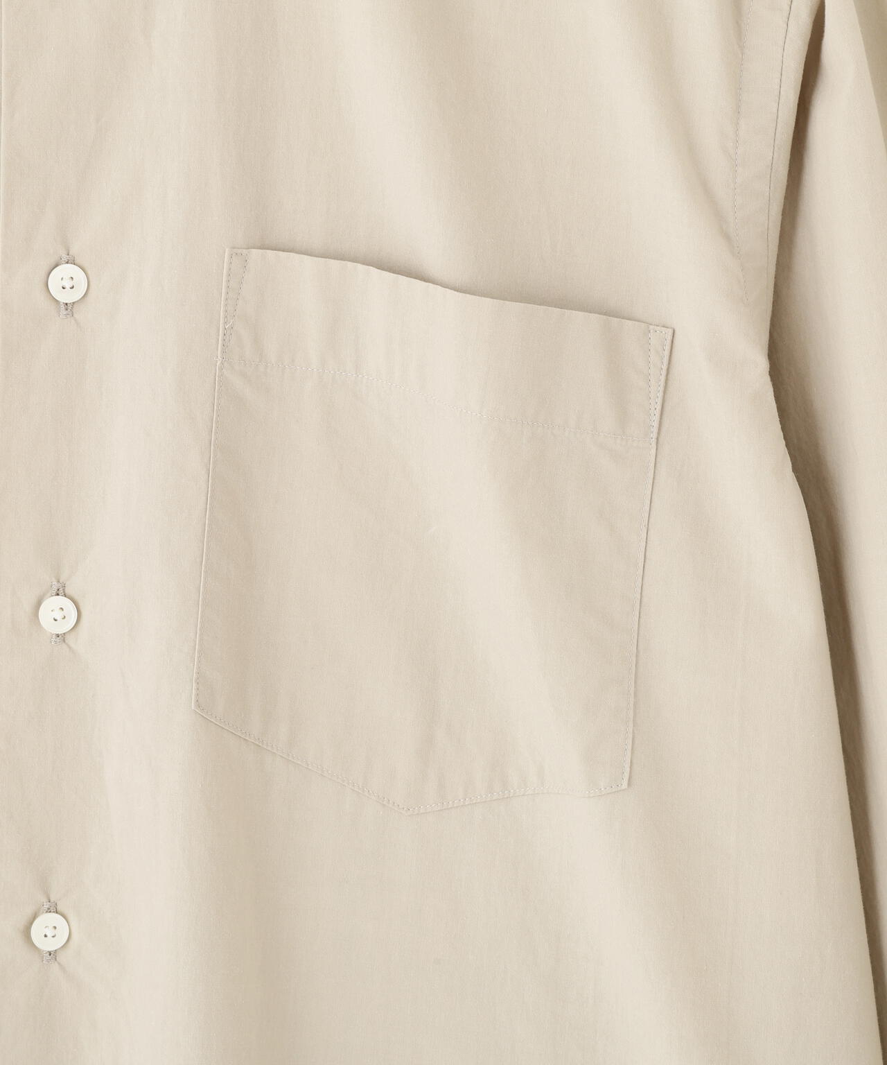 YLEVE / COTTON SILK TYPEWRITER SHIRT