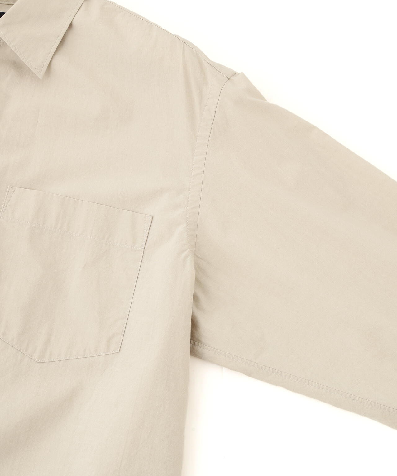 YLEVE / COTTON SILK TYPEWRITER SHIRT