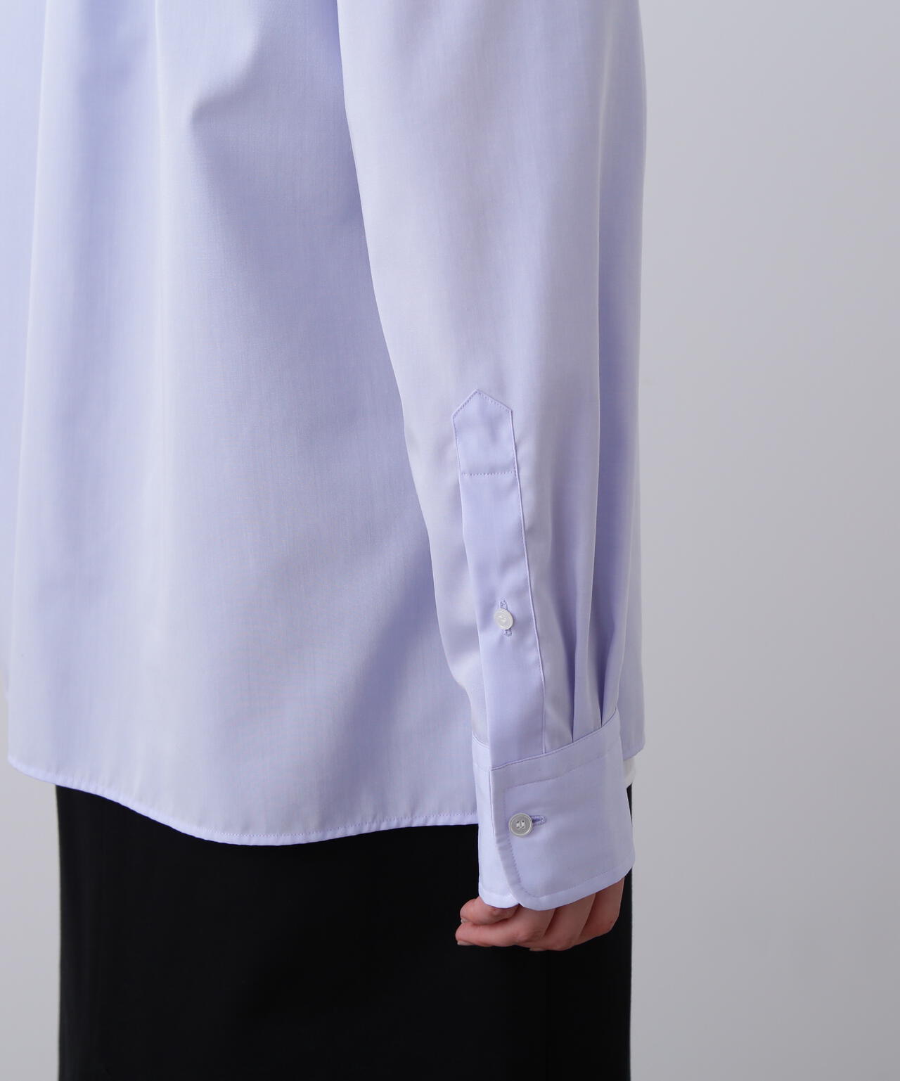 YLEVE / COTTON BROAD CLOTH LAYERED SHIRT