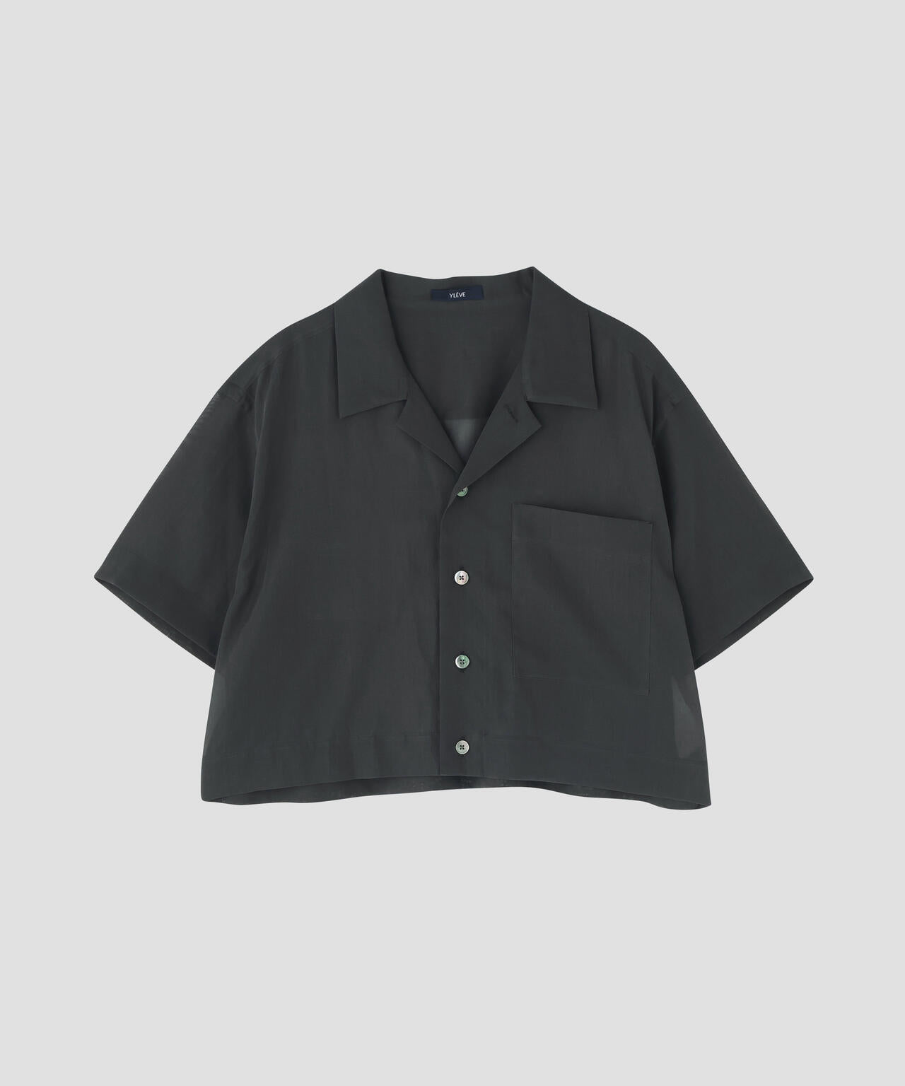 YLEVE / COTTON VOILE LAWN SHORT SLEEVE SHIRT