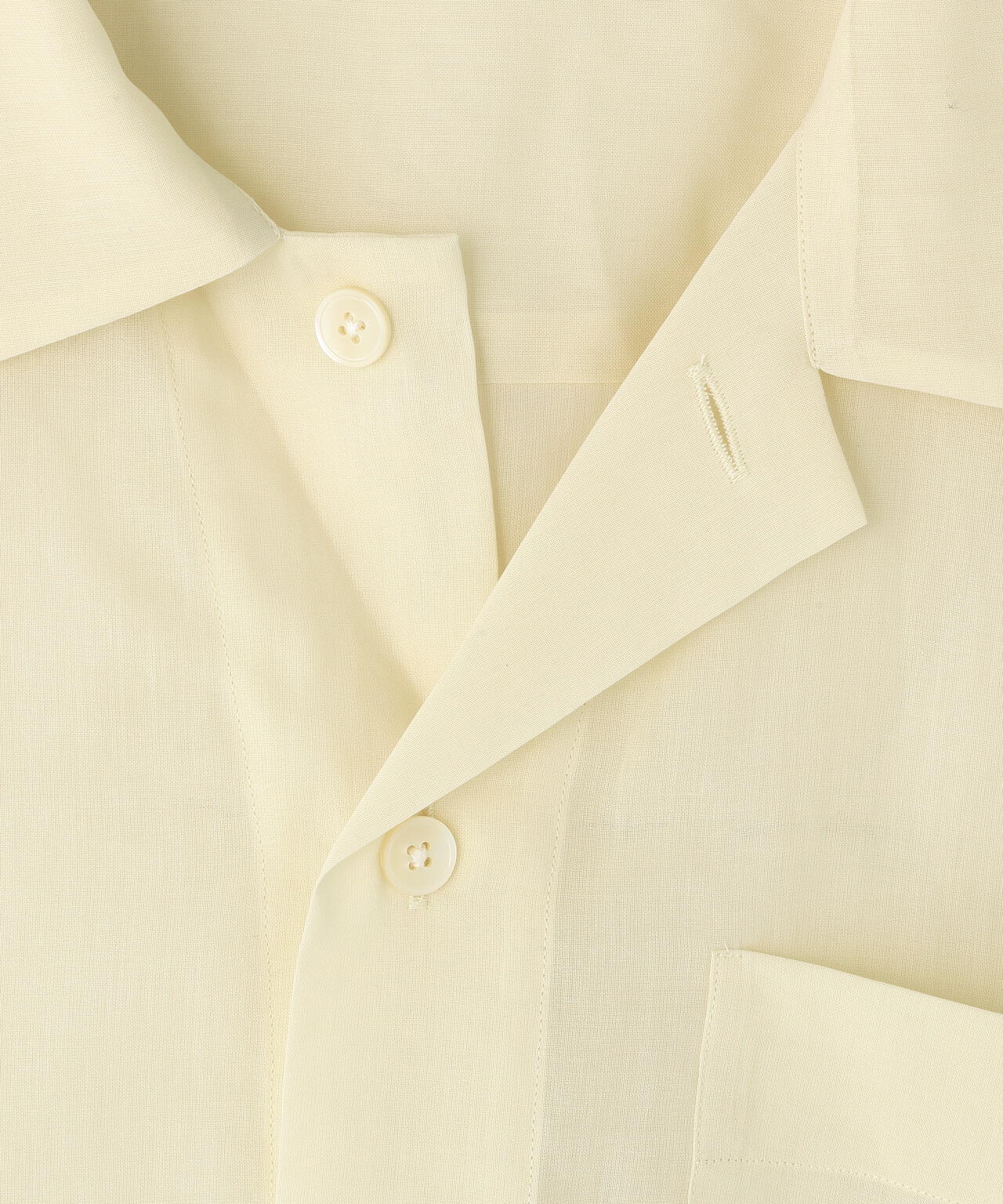YLEVE / COTTON VOILE LAWN SHORT SLEEVE SHIRT