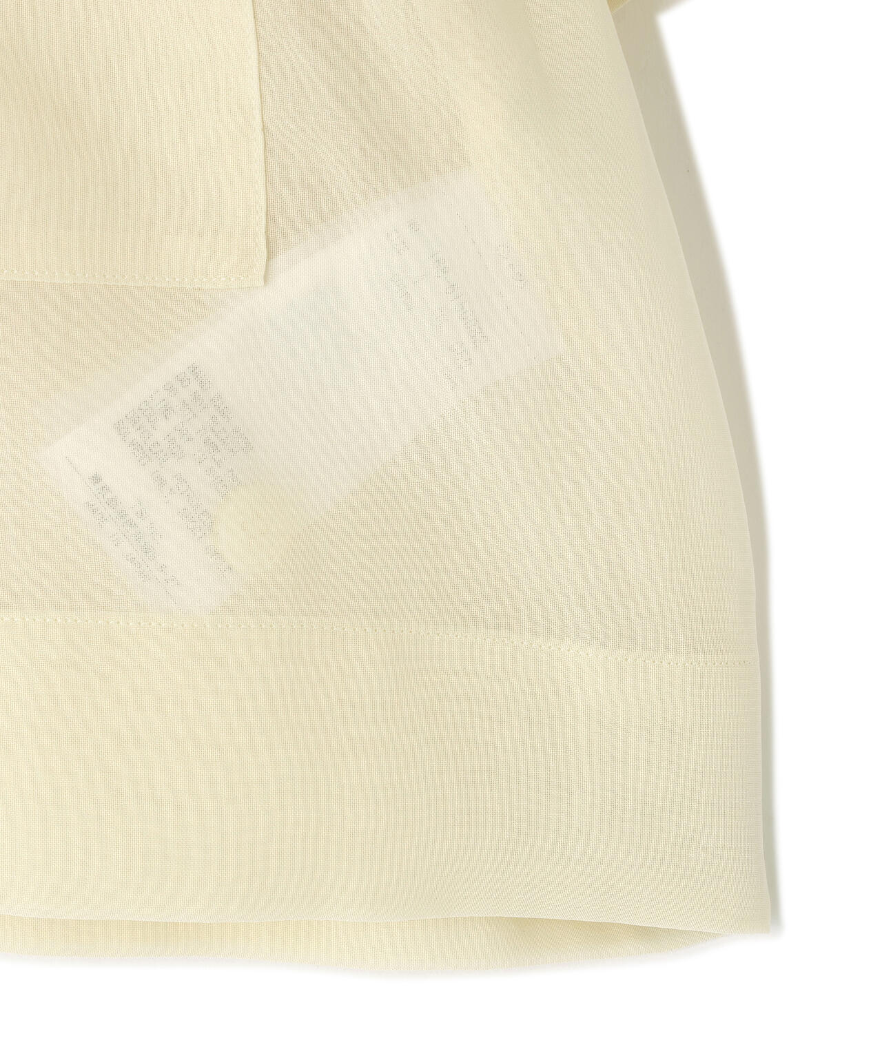 YLEVE / COTTON VOILE LAWN SHORT SLEEVE SHIRT