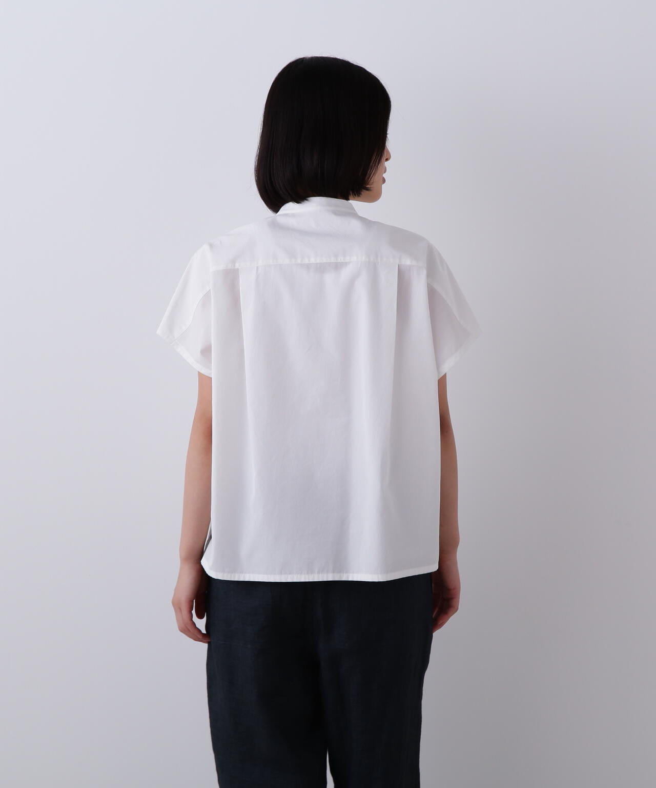 YLEVE / COTTON CUPRA HALF ZIP SHIRT