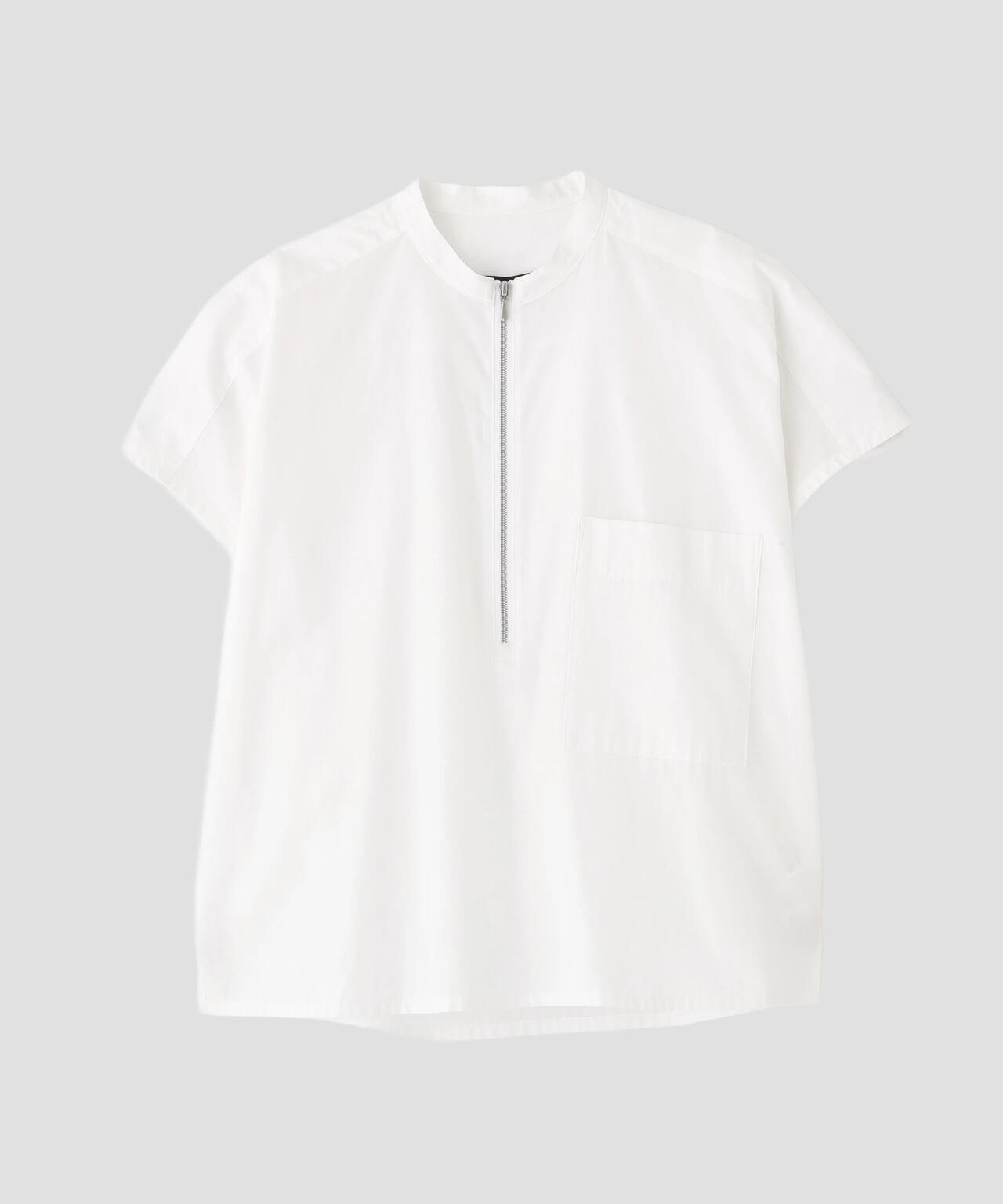 YLEVE / COTTON CUPRA HALF ZIP SHIRT