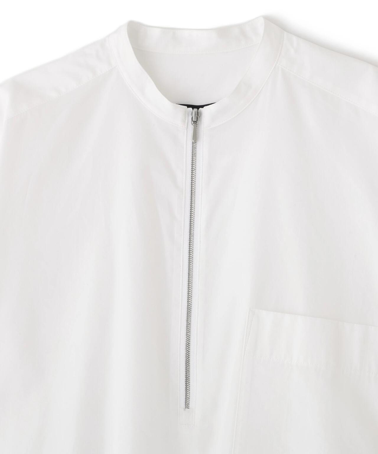 YLEVE / COTTON CUPRA HALF ZIP SHIRT