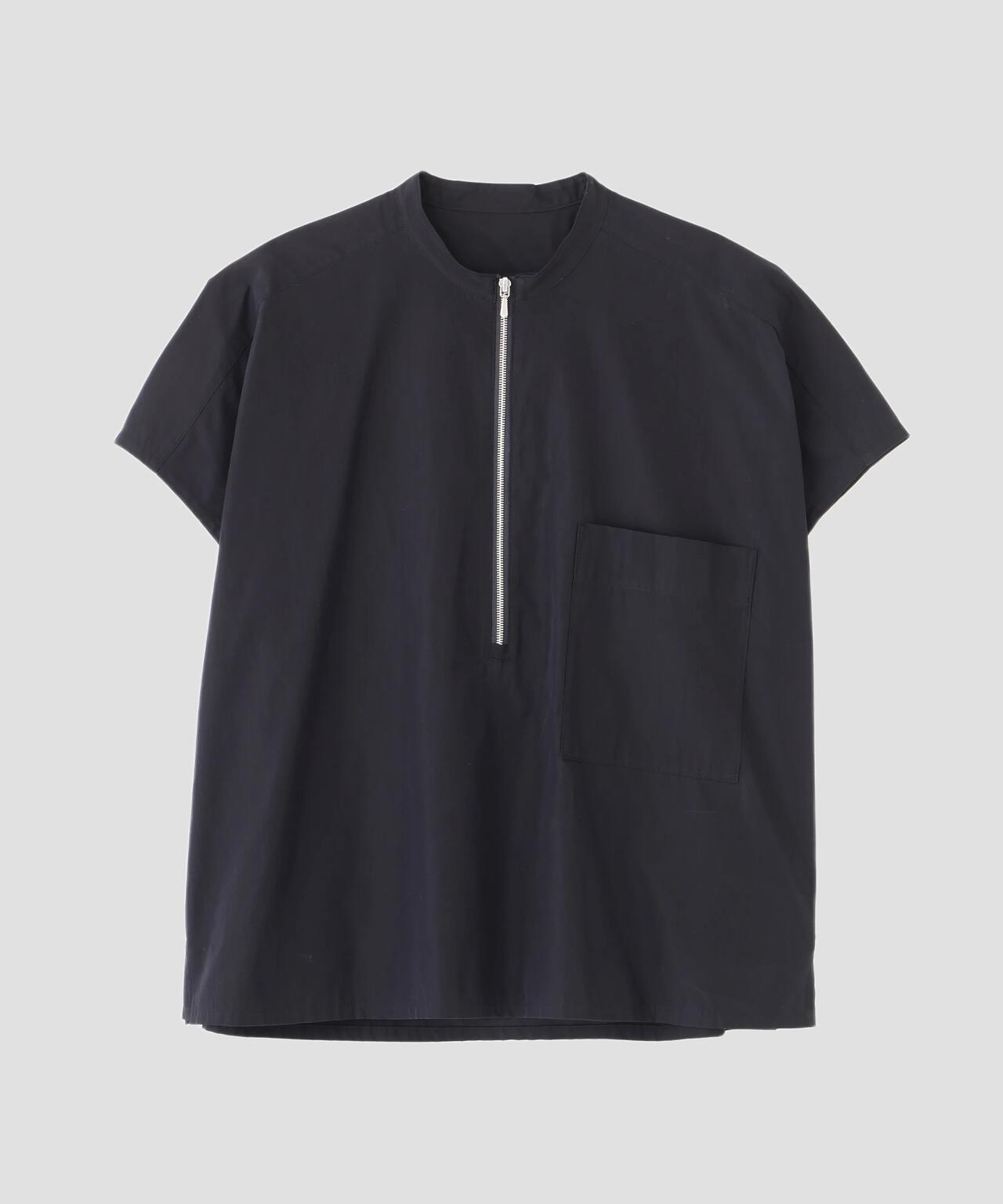 YLEVE / COTTON CUPRA HALF ZIP SHIRT