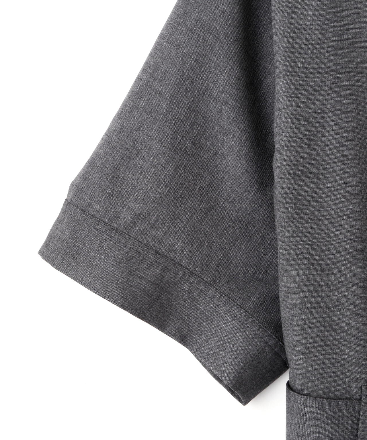 YLEVE / SUPER120'S CHAMBRAY WOOL ALL IN ONE