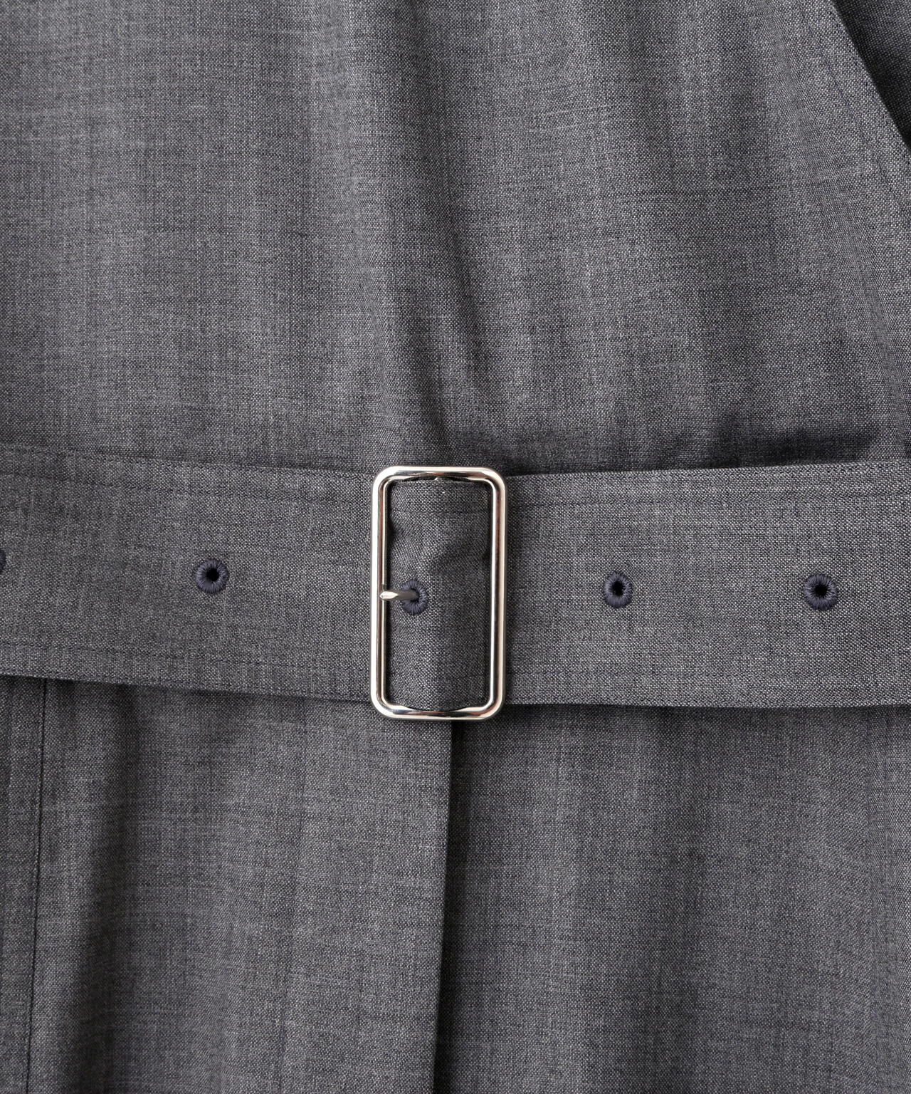 YLEVE / SUPER120'S CHAMBRAY WOOL ALL IN ONE