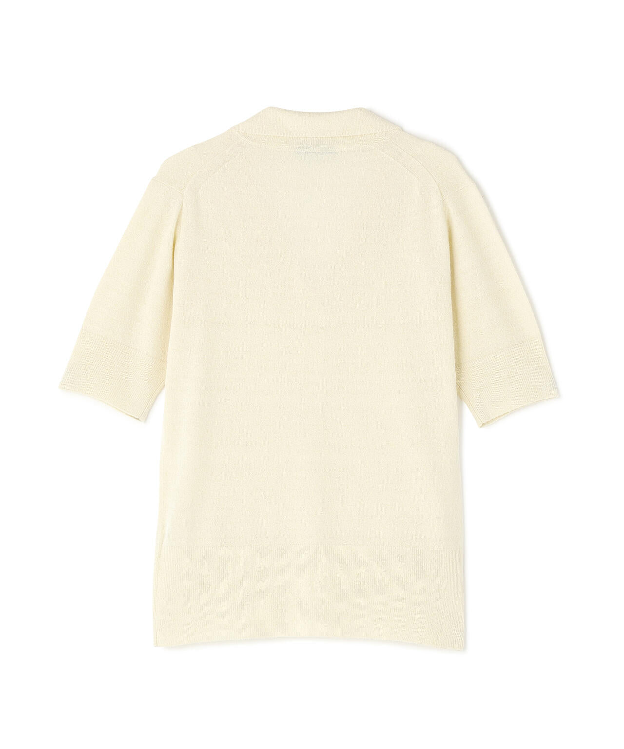 YLEVE / SILK LINEN NEP POLO