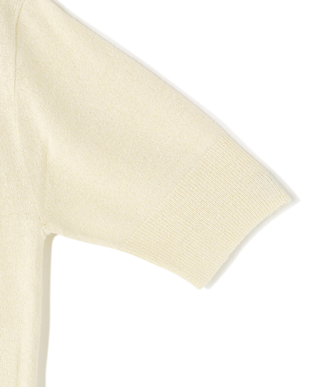 YLEVE / SILK LINEN NEP POLO
