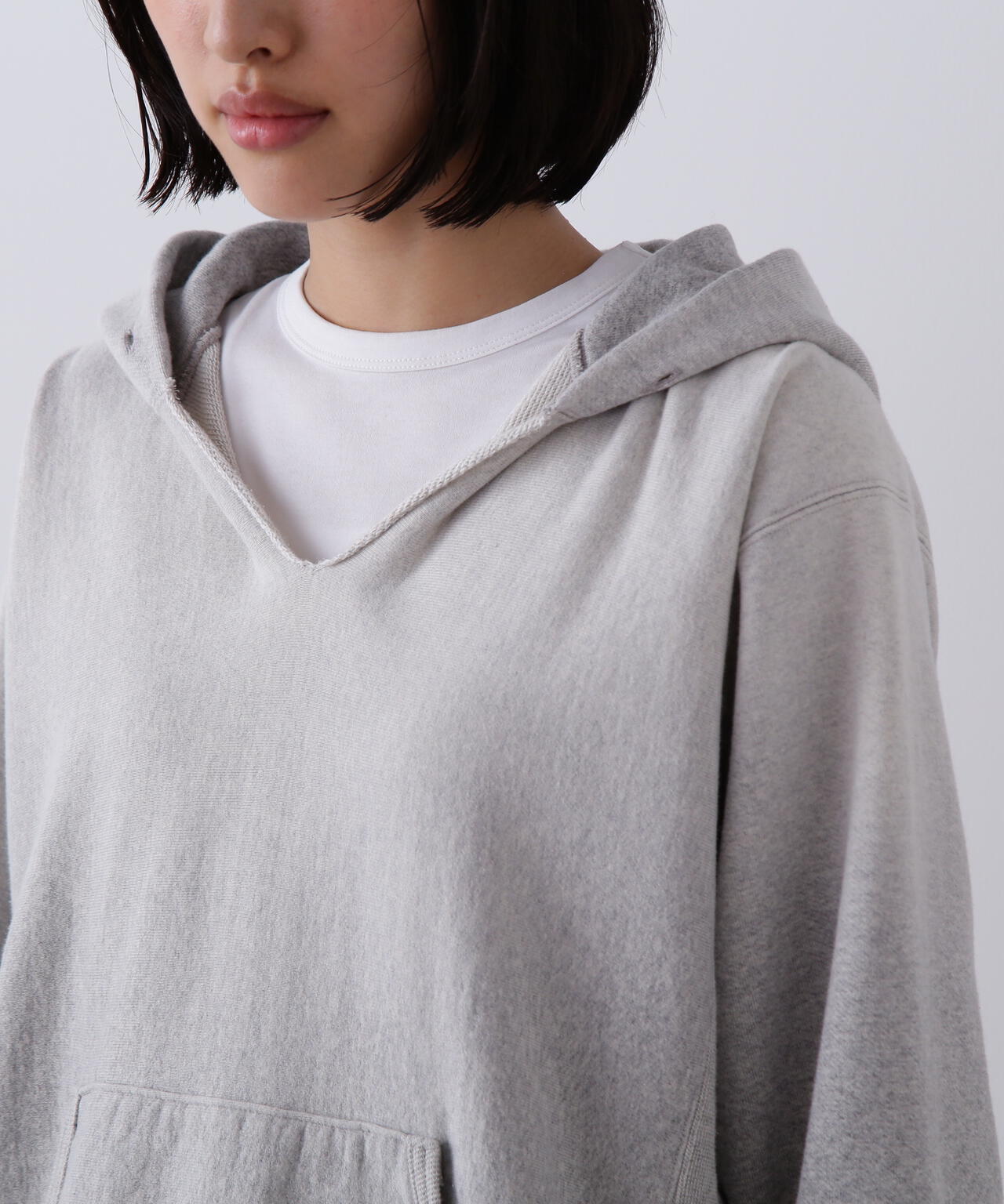 YLEVE / ORGANIC COTTON SUN FADED SWEAT HOODIE