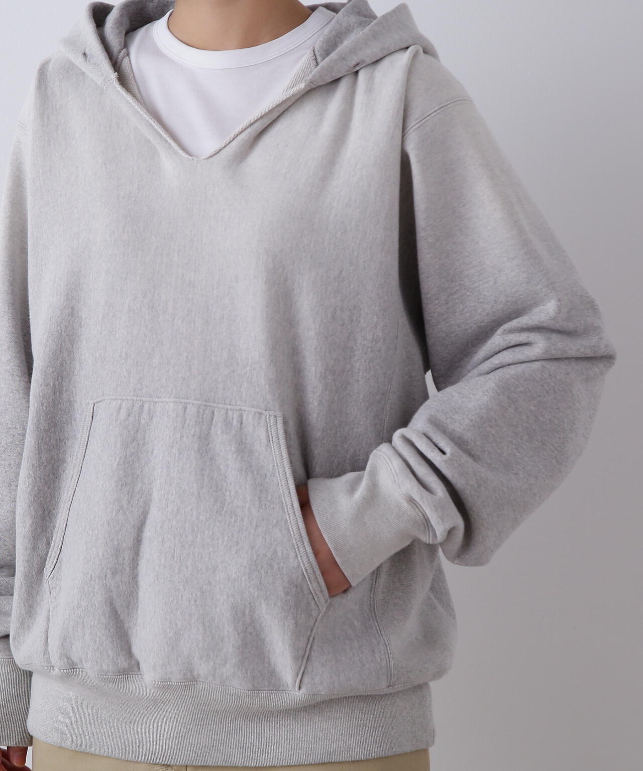 YLEVE / ORGANIC COTTON SUN FADED SWEAT HOODIE